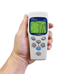 2 Channel Thermocouple Thermometer - Type K/J