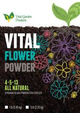 Vital Flower Powder - Soluble Bloom Fertilizer 4-5-13