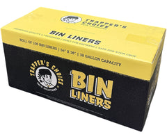 Trapper's Choice Bin Liners, 54” x 36” (2 mil)