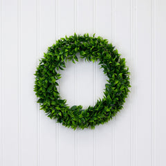 20” Artificial Bay Leaf Wreath