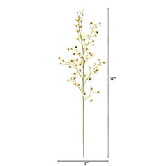 36” Oncidium Artificial Flower (Set of 4)