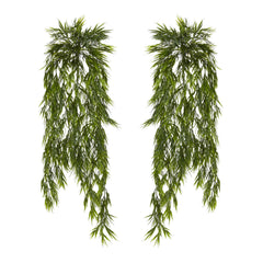 43” Mini Bamboo Hanging Bush (Set of 2)
