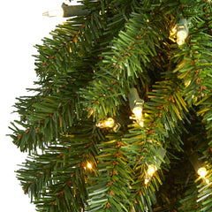 5' Alpine Artificial Christmas Tree with 150 Lights and 405 Bendable Branches
