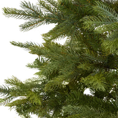 7’ North Carolina Spruce Artificial Christmas Tree with 931 Bendable Branches