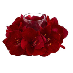 Amaryllis Artificial Arrangement Candelabrum