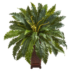 Marginatum Artificial Plant in Decorative Planter