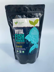 Vital Fish Powder (Fish Protein Hydrolysate) - Soluble Grow Fertilizer 15-0-0.5
