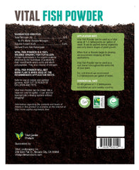 Vital Fish Powder (Fish Protein Hydrolysate) - Soluble Grow Fertilizer 15-0-0.5