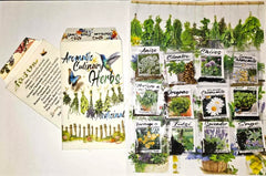 Culinary Garden Herb Seeds Variety Pack 12+ Count Heirloom Fresh Seeds + Bonus Seeds for Home Gardening