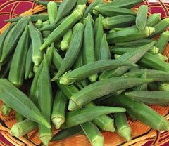 Emerald Okra Seeds - 50+ Fresh Vegetable Garden Seeds - Abelmoschus esculentus - USA Grown