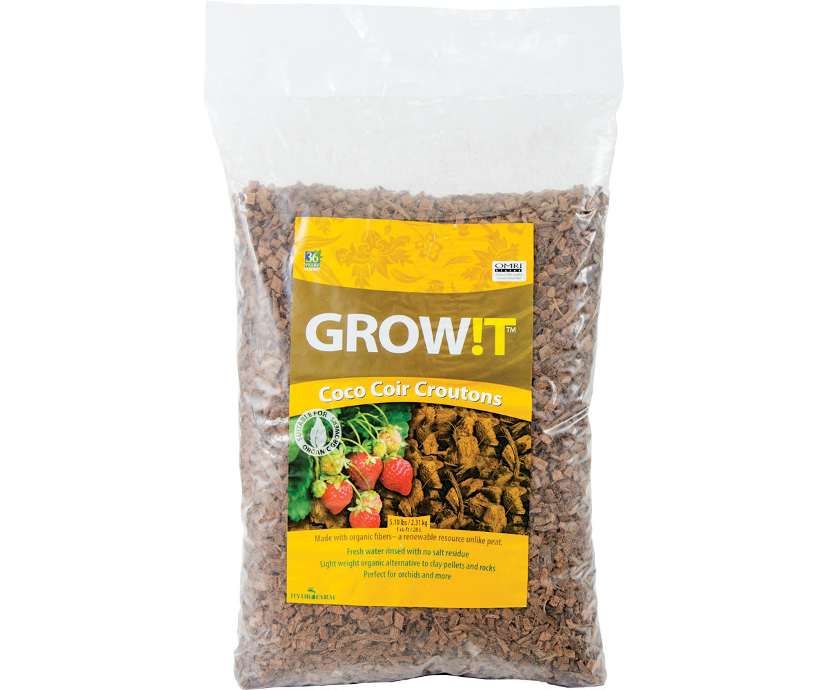 GROW!T Coco Coir Croutons, 28 L - All U Need Garden Supply
