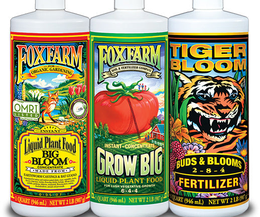 FoxFarm Soil Formula Nutrients Trio, 3 qts - All U Need Garden Supply