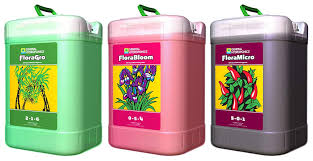 General Hydroponics Flora Series: FloraGro, FloraBloom, FloraMicro  GH Trio Pack