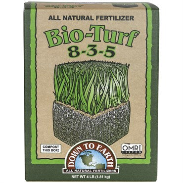 Down To Earth™ Bio-Turf™ 8-3-5 - 4lb - OMRI Listed®