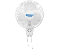 Hurricane Supreme Oscillating Wall Mount Fan 12"