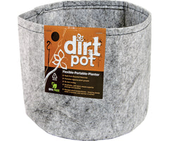 Dirt Pot Grey, 1 gal, no handles