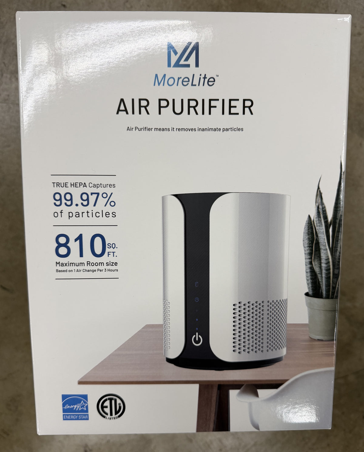 MoreLite  Air Purifier Single
