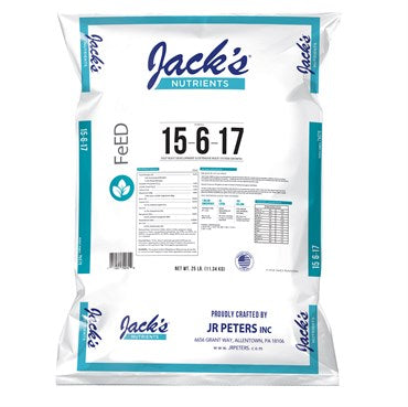 Jacks Nutrients 15-6-17 Clone Starter Fertilizer 25#