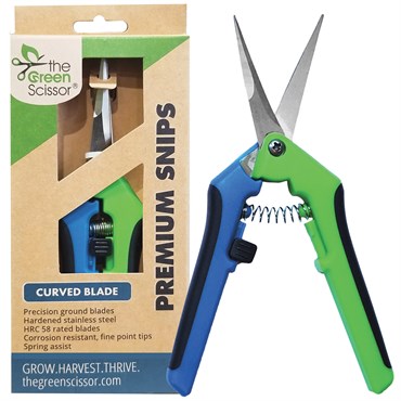 The Green Scissor® Premium Snips - 8in L - 3in Curved Blades - Uncoated