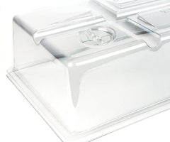 SunBlaster 4" Seedling Dome with Vents, 10″ x 22″ x 4″ deep