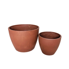 Black and TerraCotta Eco Pots