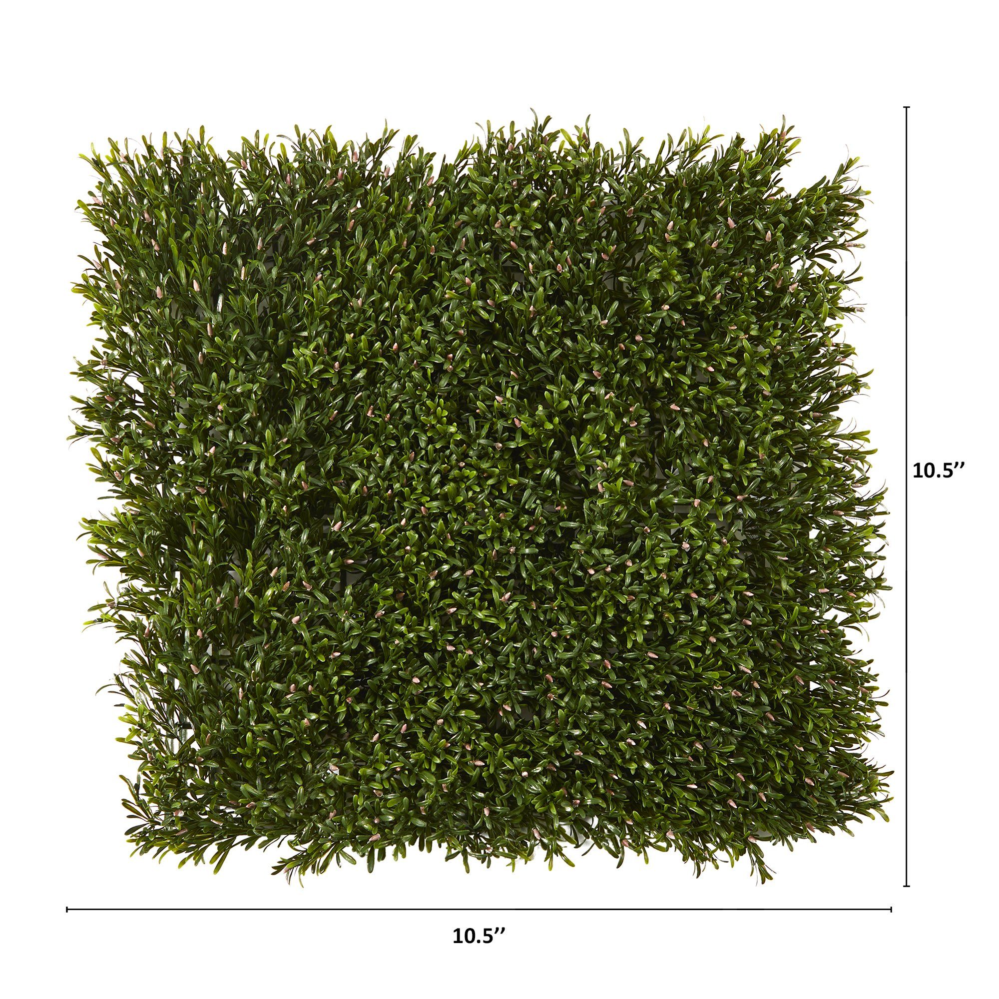 10.5” x 10.5” Rosemary Artificial Wall Mat UV Resistant (Indoor/Outdoor) (Set of 4) Trellis