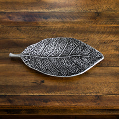 16” Antique Leaf Decorative Accent