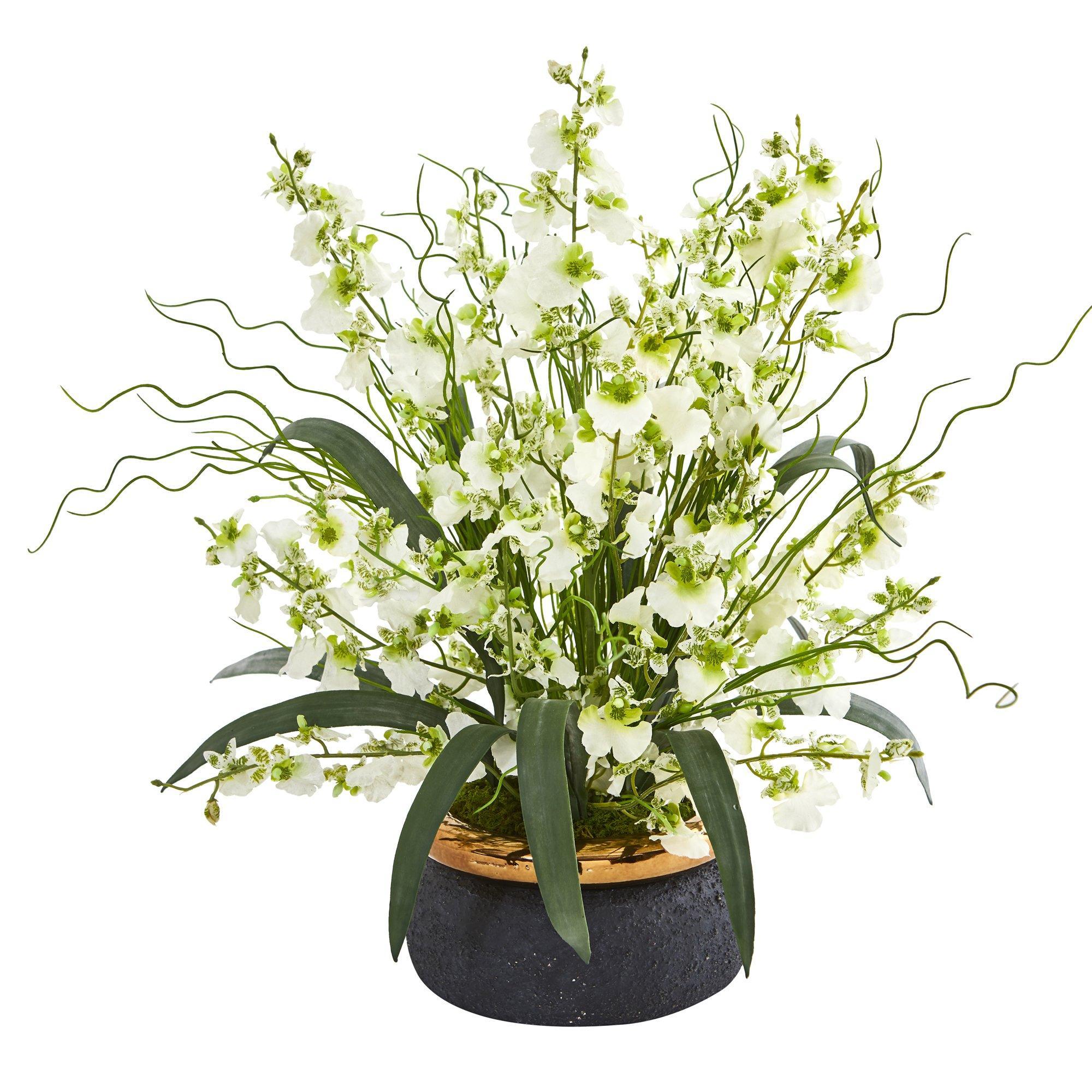 19” Dancing Lady Artificial Arrangement in Vase