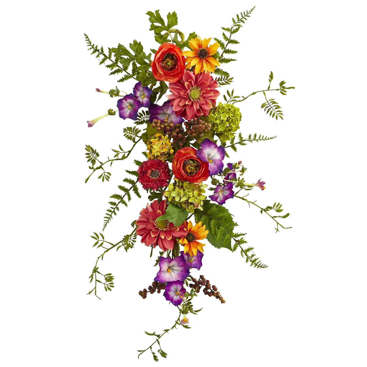 24" Garden Flower Teardrop"