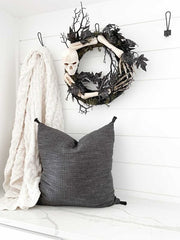 24" Halloween Skull and Bones Wreath