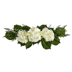 25” Hydrangea and Eucalyptus Artificial Arrangement