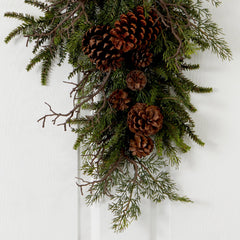 26” Pine & Pine Cone Teardrop