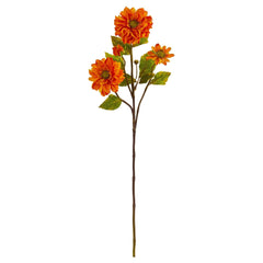 30” Zinnia Artificial Flower (Set of 6)