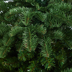 3.5’ South Carolina Spruce Artificial Christmas Tree with 458 Bendable Branches in Red Tower Planter