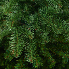 38” South Carolina Spruce Artificial Christmas Tree with 458 Bendable Branches in White Metal Planter