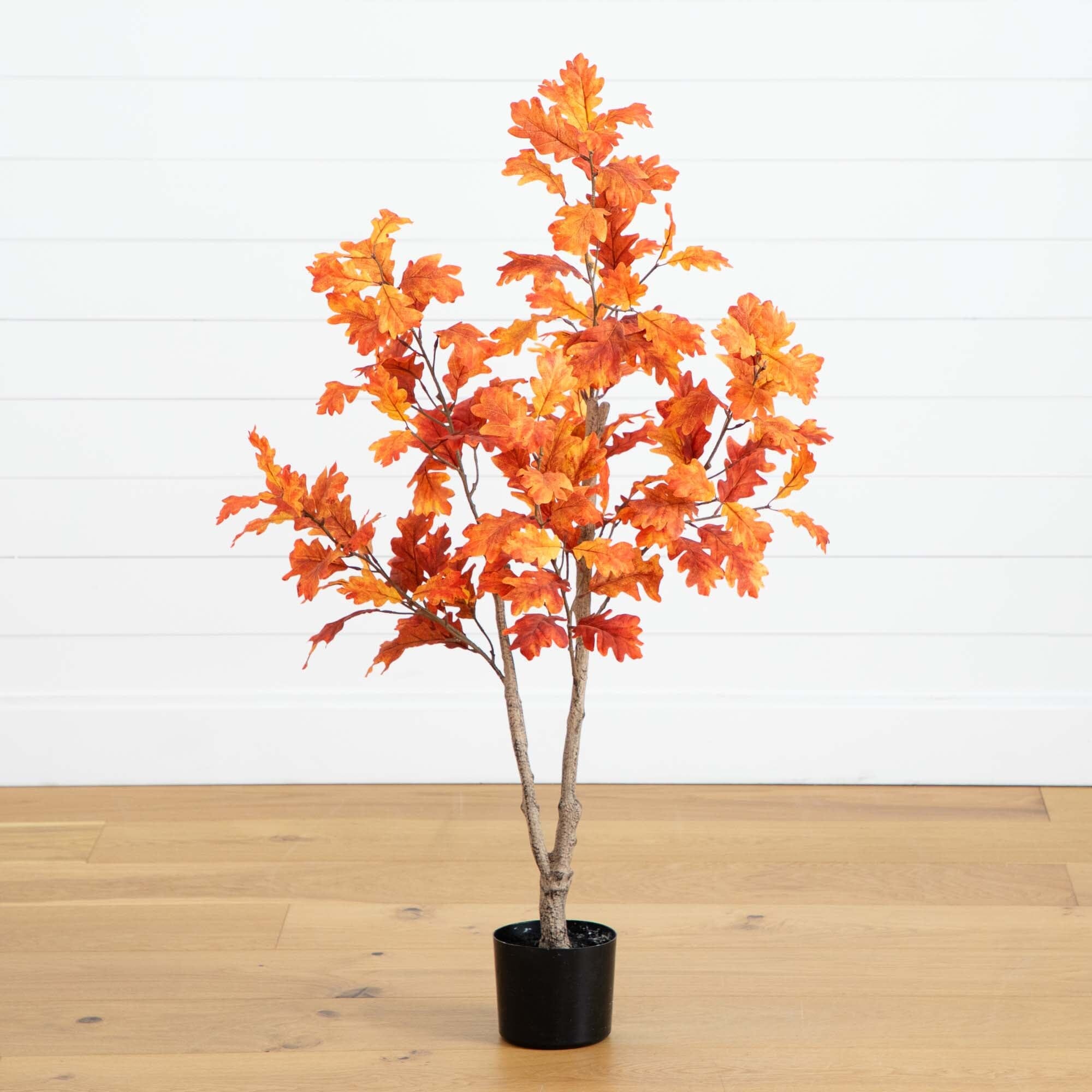4’ Autumn Oak Artificial Fall Tree