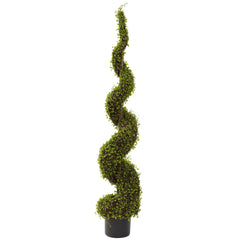 4' Artificial Muehlenbeckia Spiral Tree