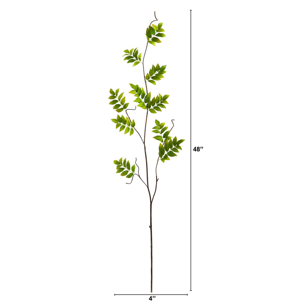 4’ Wisteria Foliage Artificial Flower (Set of 6)