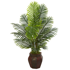 4.5’ Paradise Palm Artificial Tree in Decorative Planter