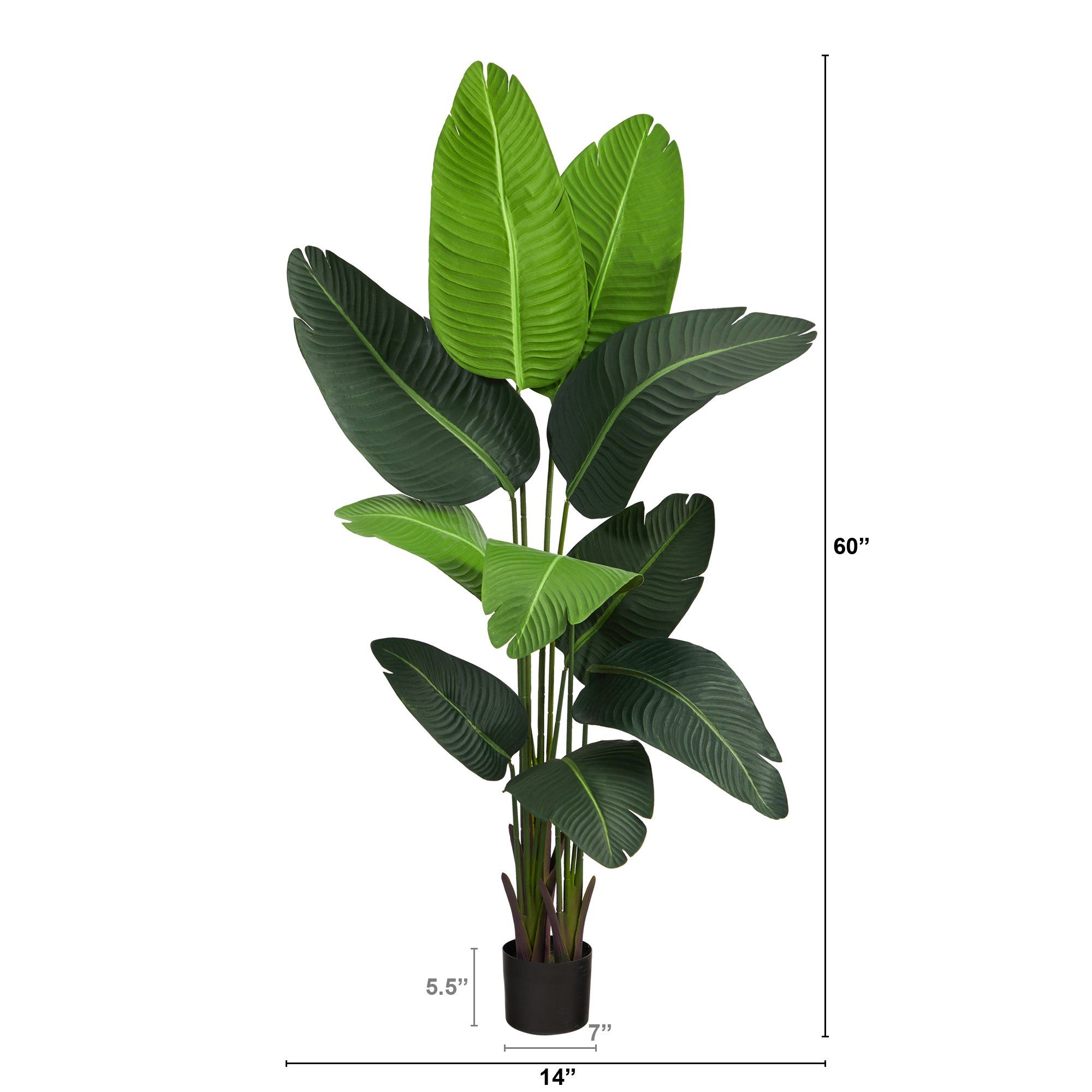 5’ Traveler's Palm Artificial Tree