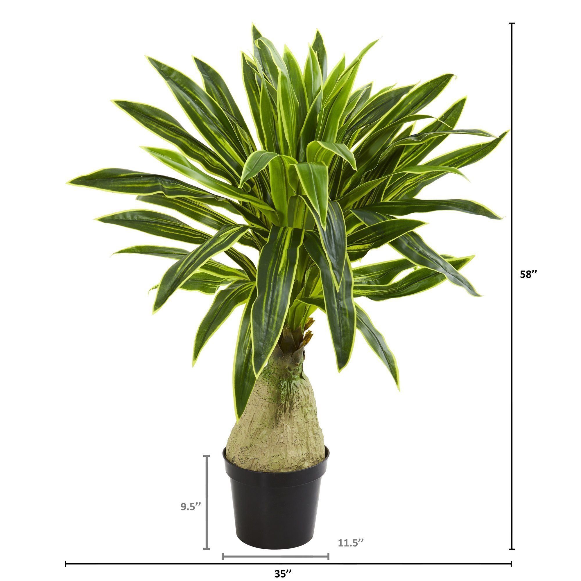 58” Dracaena Artificial Plant