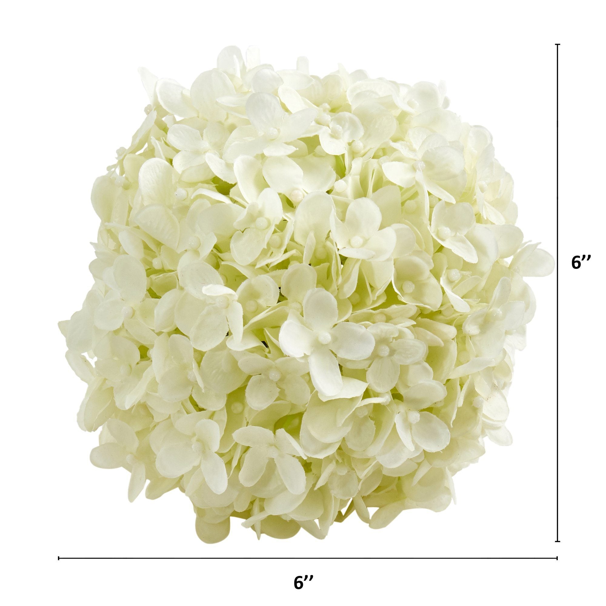 6” Hydrangea Artificial Ball Flower (Set of 4)
