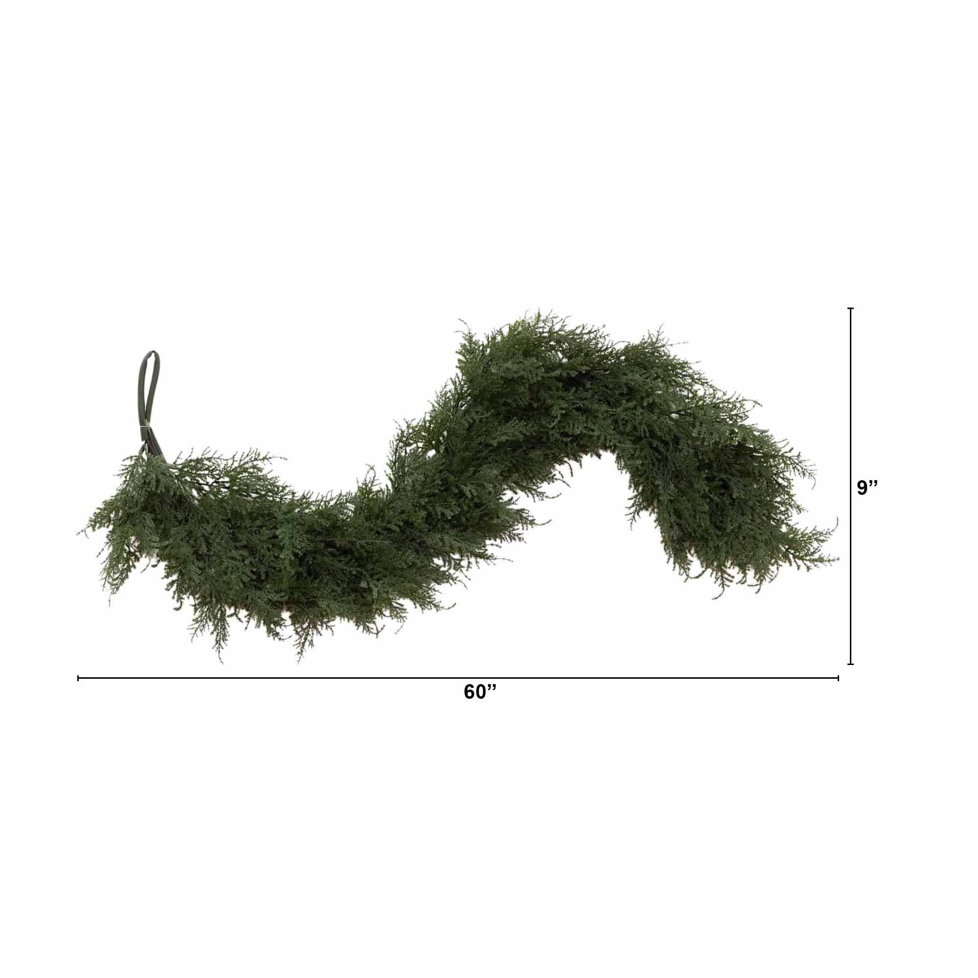60” Artificial Cedar Garland