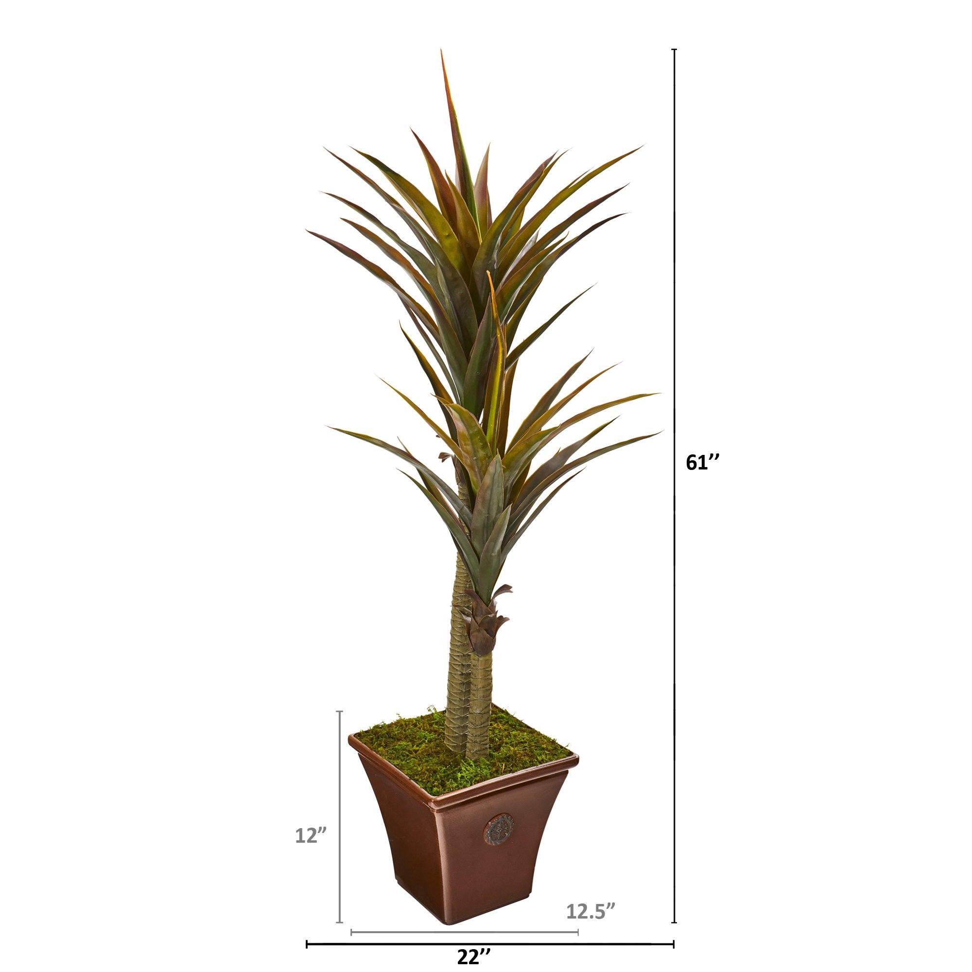 61” Yucca Artificial Tree in Planter