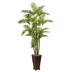 6.5’ Areca w/Decorative Planter