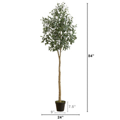 7’ Artificial Olive Tree