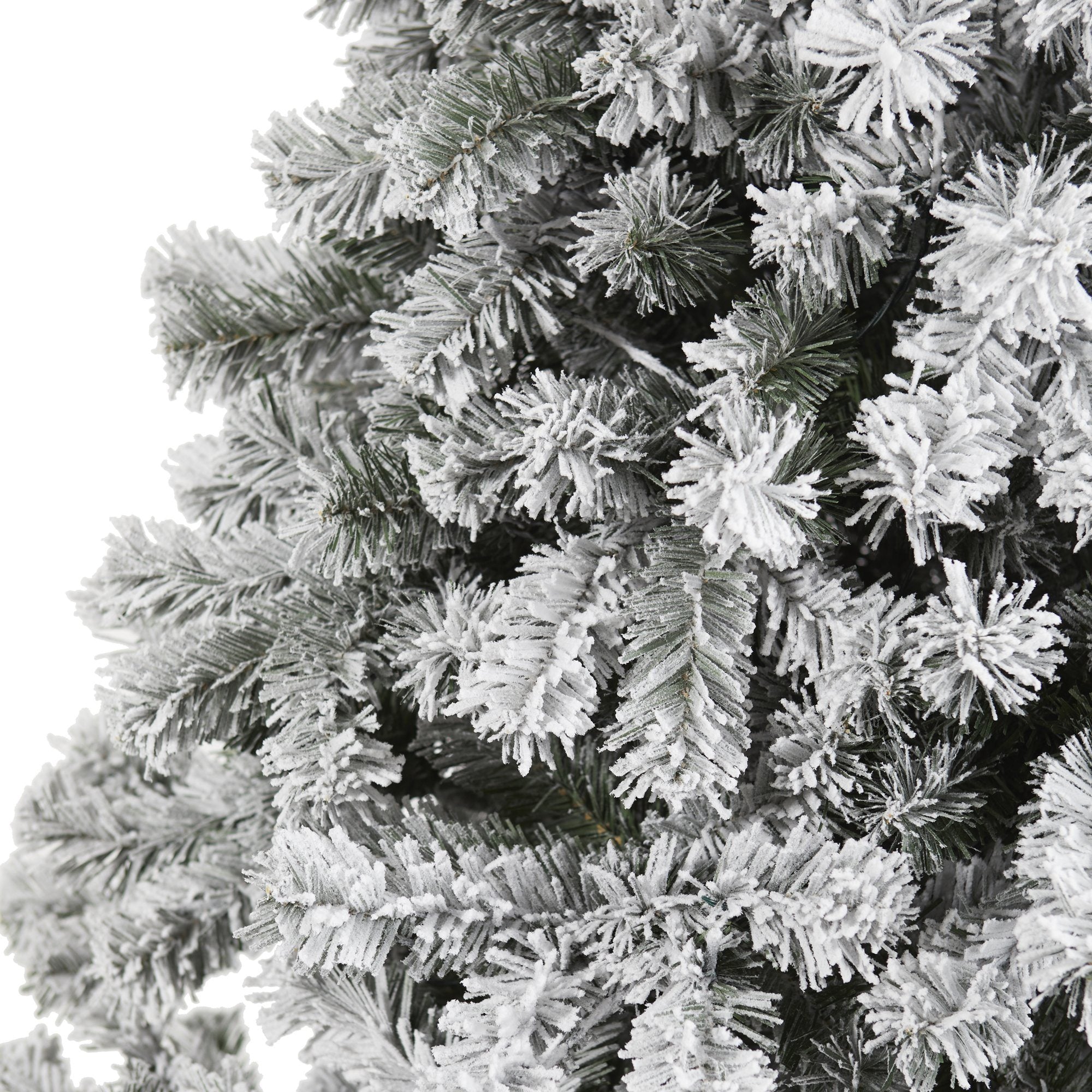 7' Flocked West Virginia Fir Artificial Christmas Tree