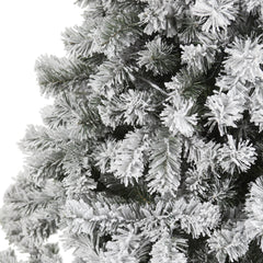 7' Flocked West Virginia Fir Artificial Christmas Tree