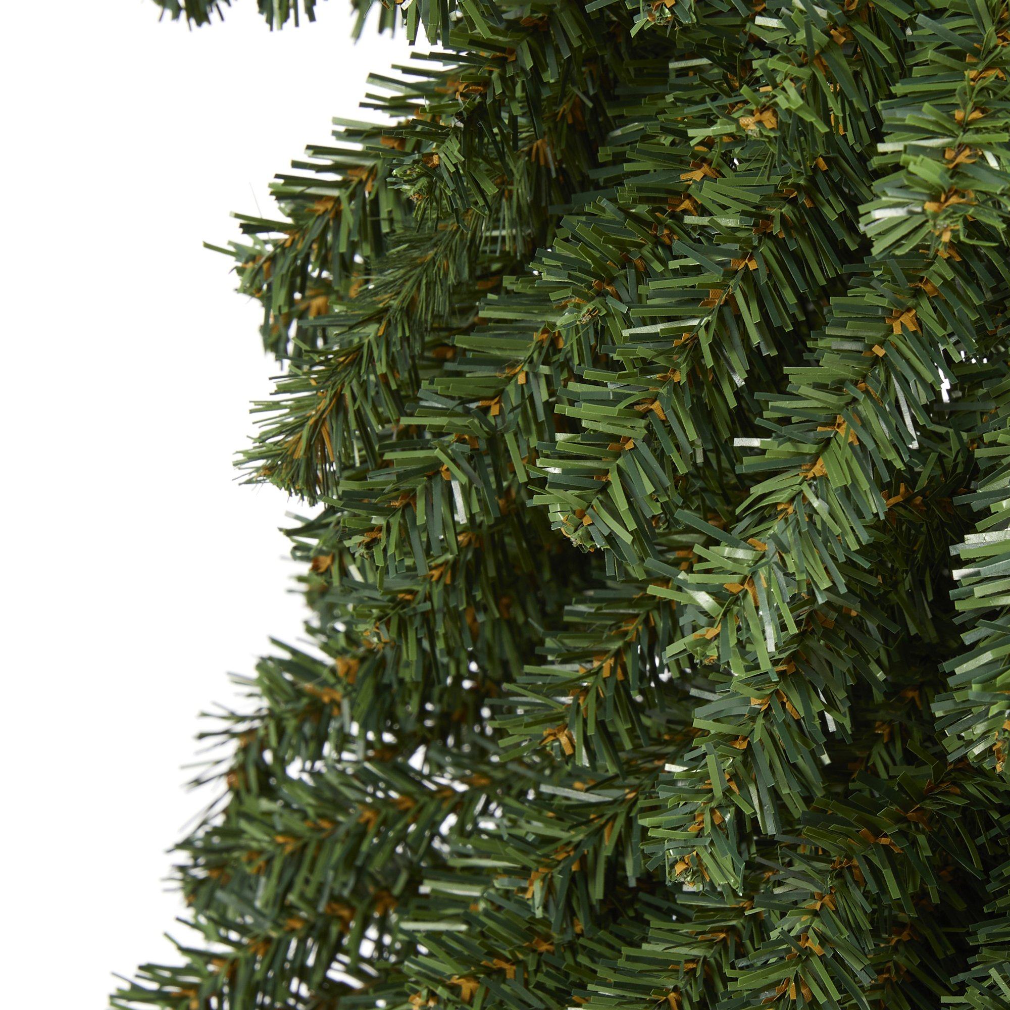 7’ Grand Alpine Artificial Christmas Tree with 950 Bendable Branches on Natural Trunk