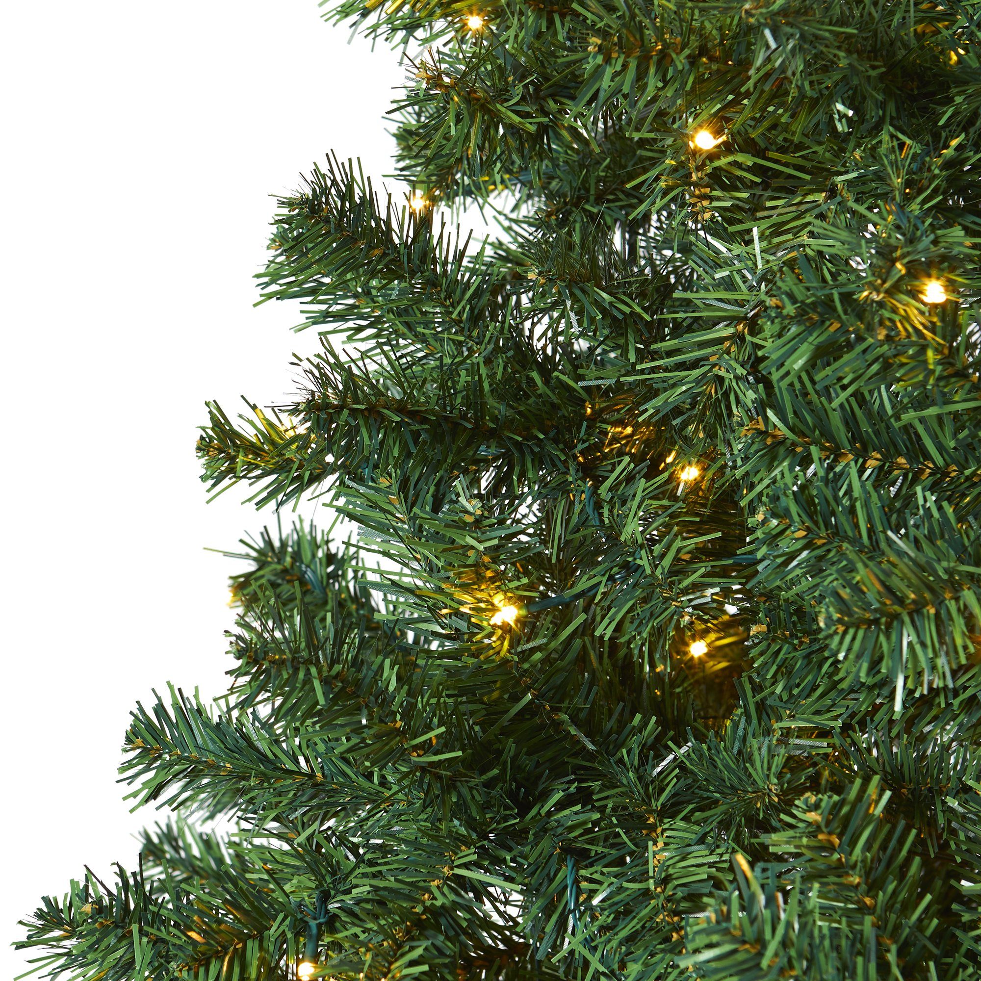 7' Northern Tip Pine Artificial Christmas Tree with 350 Clear LED Lights